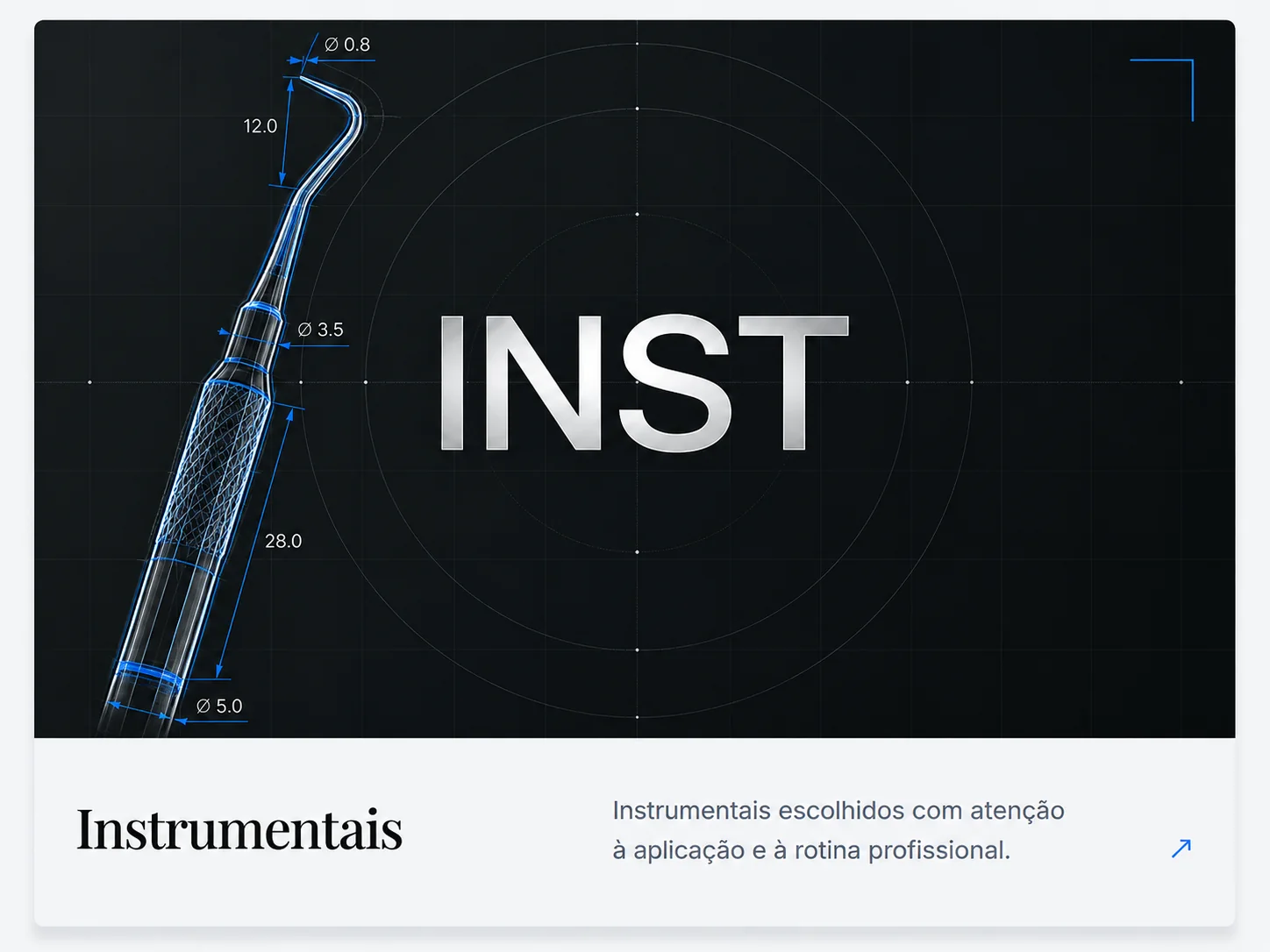 Soluções odontológicas em Instrumentais